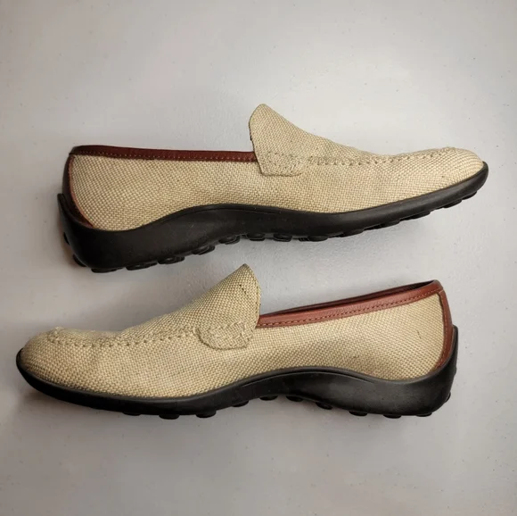 Donald J Pliner loafers. Sz 8. EUC EUC Donald J Pliner Dixon Tan Vachetta Metal Bit Penny  main image 4